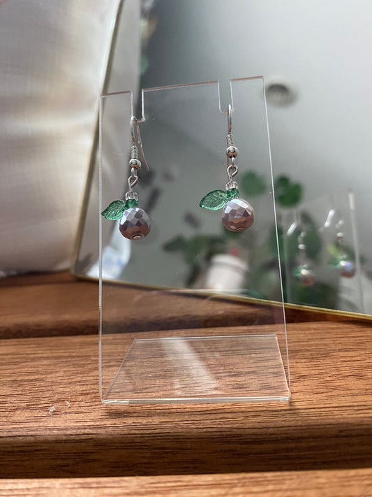 Purple Fruit Earrings