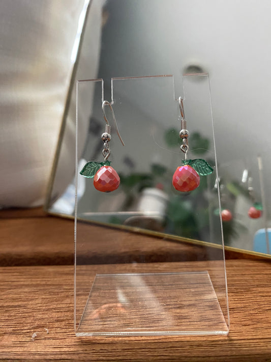 Red Fruit Earrings