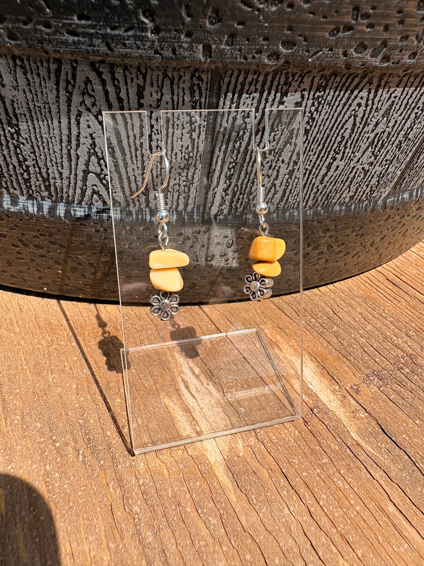 Yellow Jasper Earrings